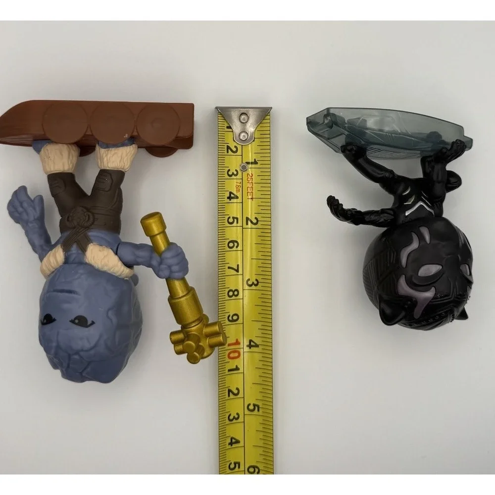 Marvel McDonald's Happy Meal Toys 2022 Black Panther & Korg Figures Lot of 2